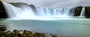 The waterfall of Goðafoss